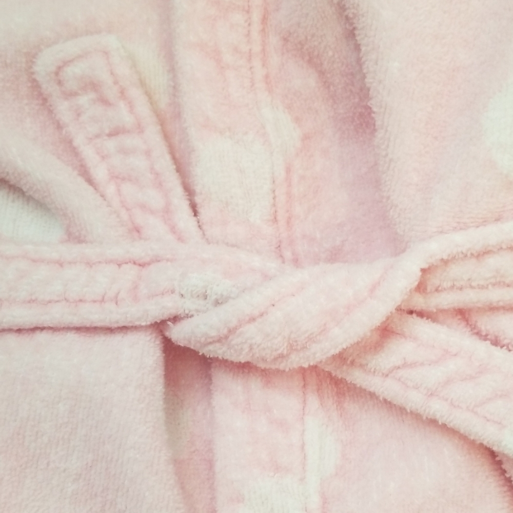 CARTERS Baby Girl Pink Bathrobe (0-9 Months) - Picture 3 of 7
